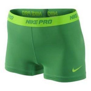 Nike Pro green spandex